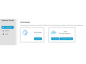 UTAX Cloud Capture_1 Portal für alle Lösungen
